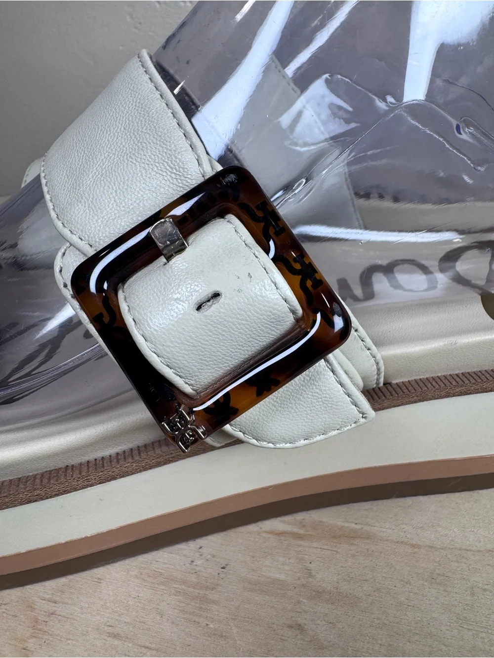 Sam Edelman Augustine platform sandals Tortoiseshell Buckle 8.5
